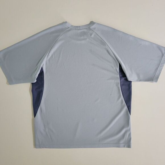 Ash City Performance Men's Mesh Gray Knit Crewneck Top - Picture 8 of 10